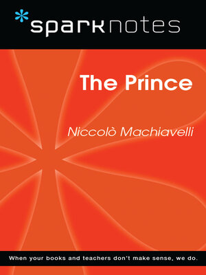 cover image of The Prince (SparkNotes Philosophy Guide)